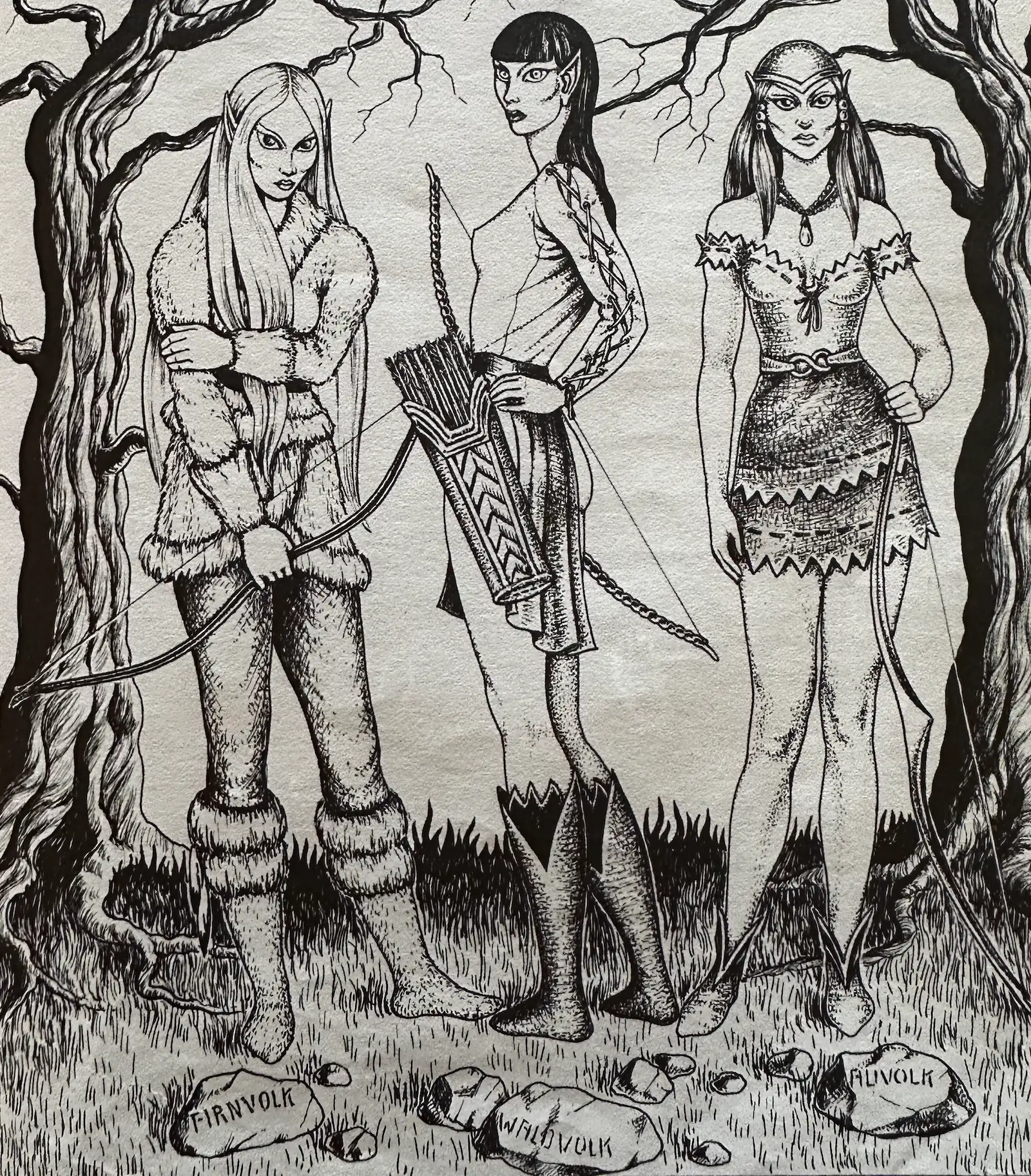 Die drei Elfenvölker