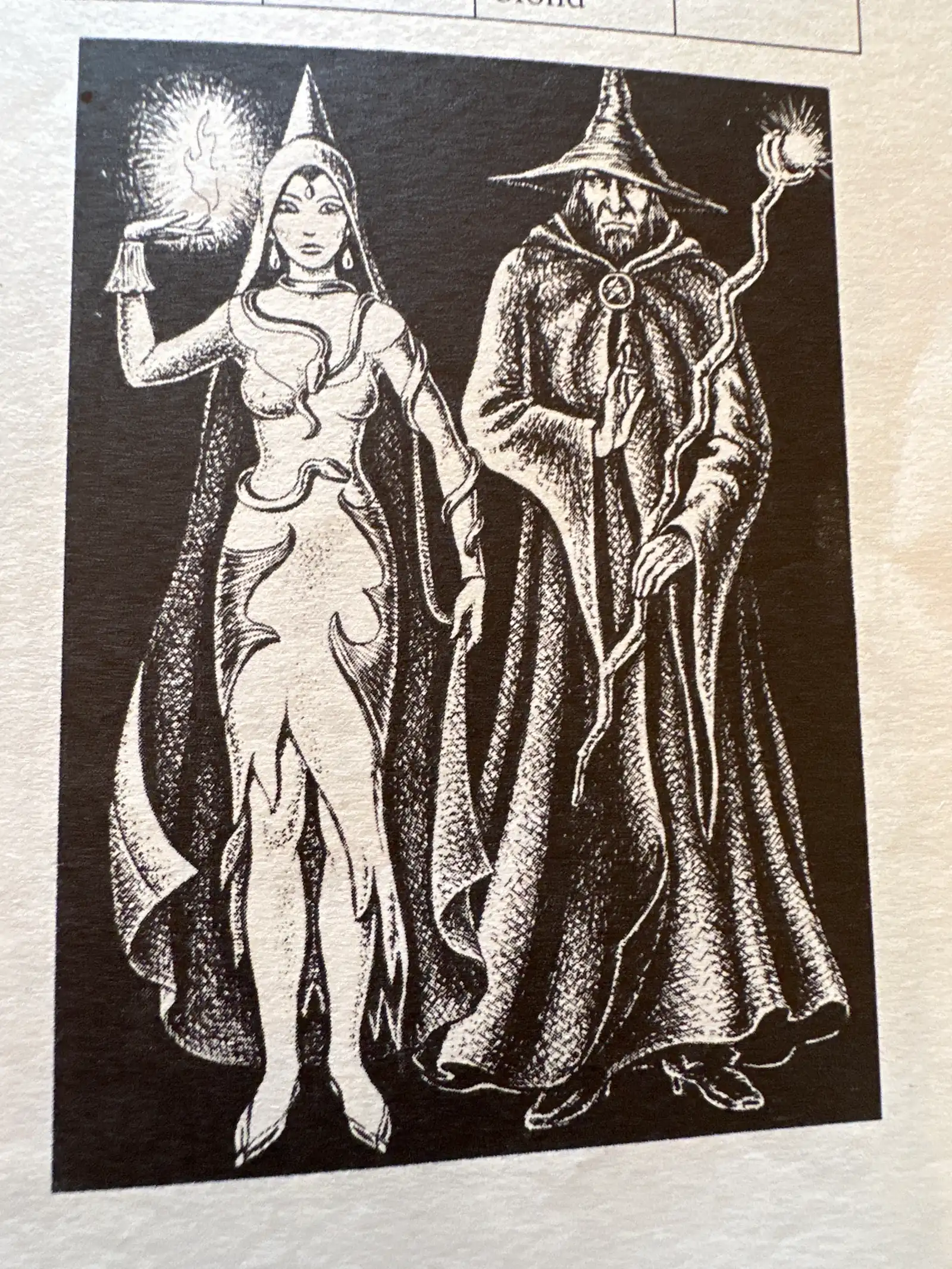 Ein Magier und eine Magierin