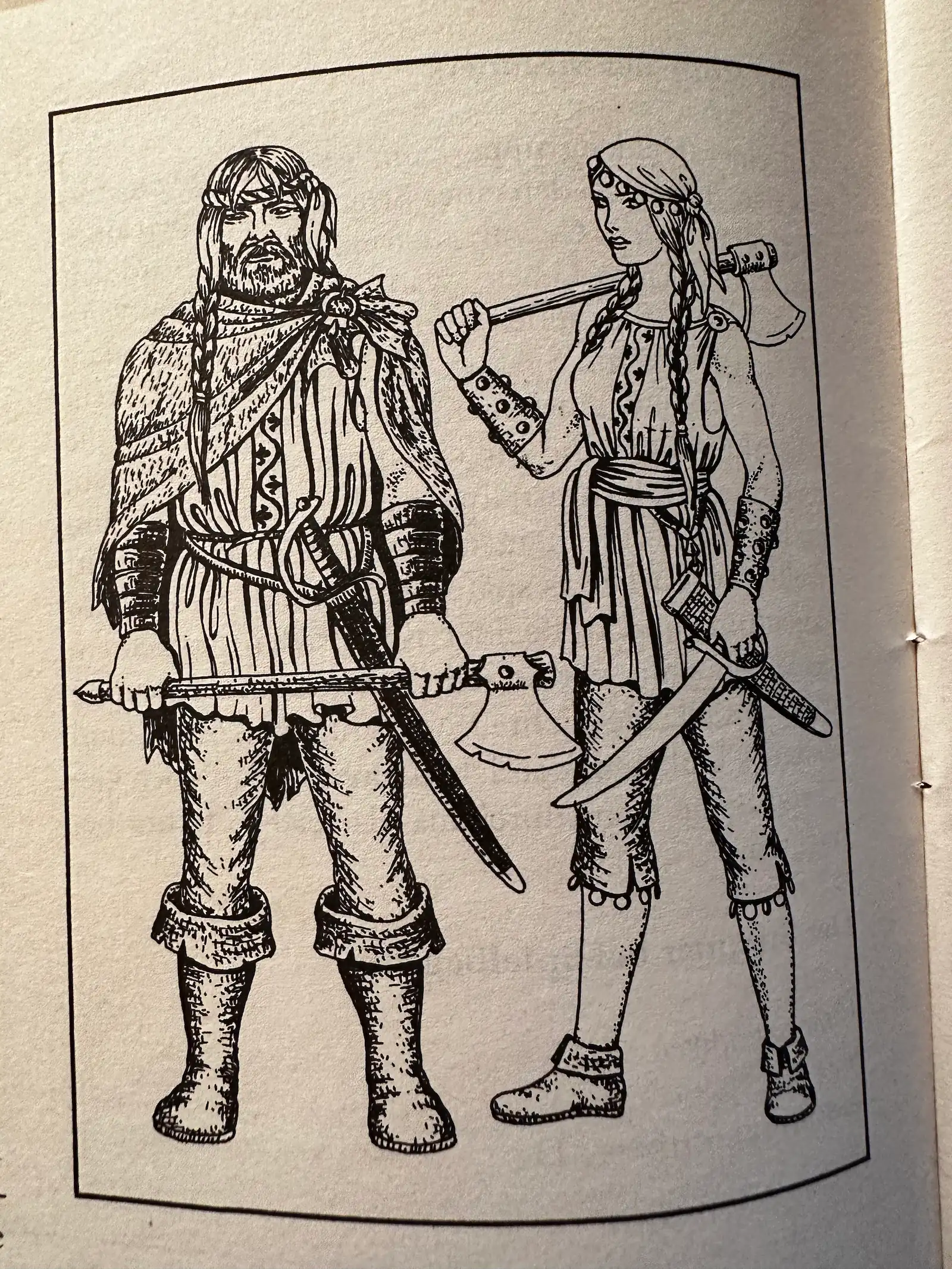 Ein Thorwaler und eine Thorwalerin