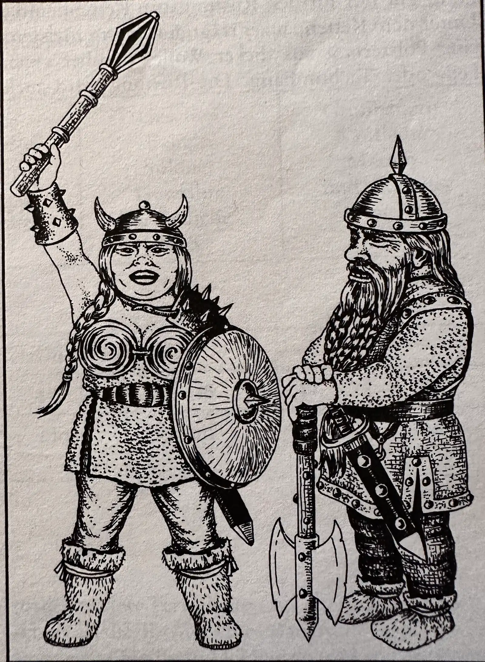 Ein Zwerg und eine Zwergin